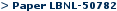 > Paper LBNL-50782